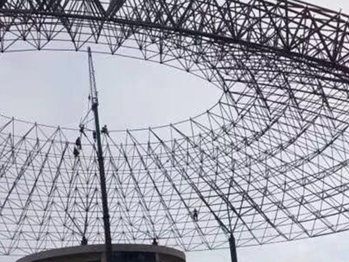 濉溪篮球馆球形网架厂家价格